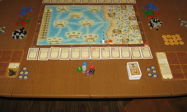 Macao Setup for 2 Players