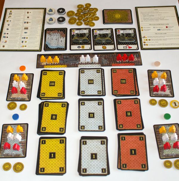 Tournay - 4 player setup