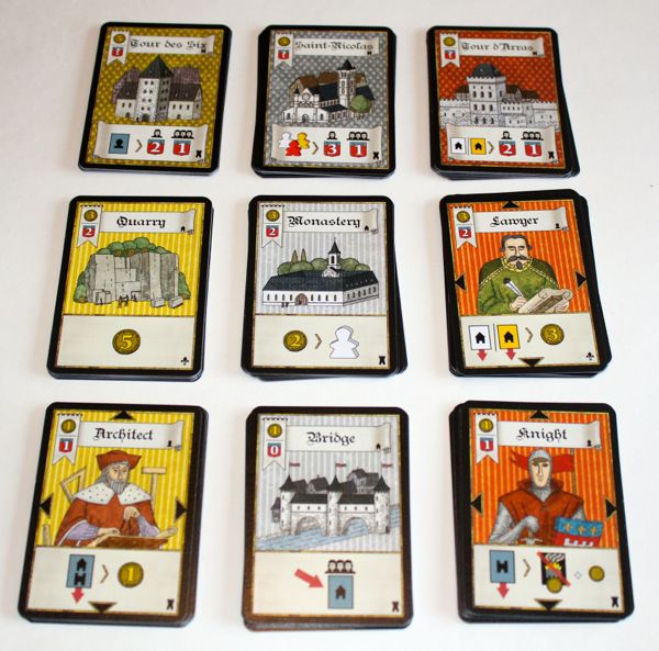 Tournay card types